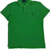 Ralph Lauren Polo Shirt - Large Green Cotton