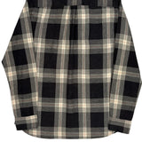 Levis Checked Flannel Shirt - Medium Black Cotton