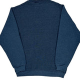 Blank Fruit Of The Loom Sweatshirt - Medium Blue Cotton Blend