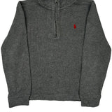 Age 7 Polo By Ralph Lauren 1/4 Zip - XS Gray Cotton