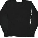 Carhartt Long Sleeve T-Shirt - XL Black Cotton