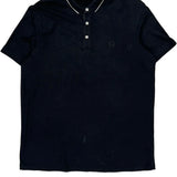 Armani Exchange Polo Shirt - XL Navy Cotton