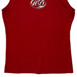 Harley Davidson Logo Harley Davidson Asymmetric Tank Top - Large Red Cotton