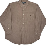 Yarmouth Ralph Lauren Checked Shirt - XL Brown Cotton