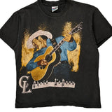 Chris Ledoux Hanes Single Stitch T-Shirt - Large Black Cotton