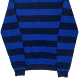 Lacoste Striped Sweater - Medium Blue Cotton