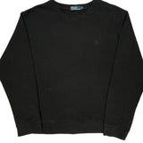 Polo By Ralph Lauren Sweatshirt - XL Black Cotton