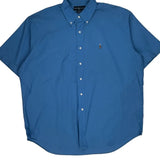 Blake Shirt Ralph Lauren Short Sleeve Shirt - XL Blue Cotton