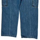 Wrangler Cargo Trousers - 34W 30L Blue Denim
