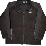 New Balance Fleece Jacket - Large Black Polyester