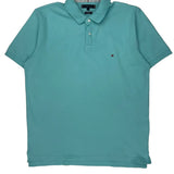 Tommy Hilfiger Polo Shirt - XL Blue Cotton