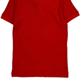 Nike Polo Shirt - Small Red Cotton