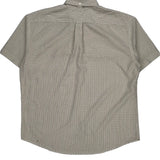 Tommy Hilfiger Checked Short Sleeve Shirt - XL Beige Cotton