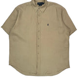 Blake Shirt Ralph Lauren Short Sleeve Shirt - XL Beige Linen