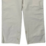 Dickies Carpenter Trousers - 38W 30L White Cotton