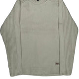 Tommy Jeans Sweater - Large Cream Cotton