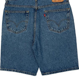 Levis Denim Shorts - 34W 10L Blue Cotton