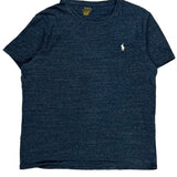 Polo By Ralph Lauren Slim Fit T-Shirt - Large Blue Cotton