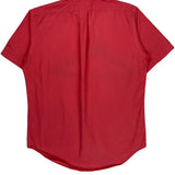 Ralph Lauren Short Sleeve Shirt - Medium Red Cotton