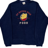Disney Cartoon Fleece - Medium Navy Cotton