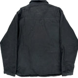 Walls Sherpa Lined Shirt Jacket - Large Black Cotton
