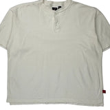 Levis Blank Henley T-Shirt - XL White Cotton