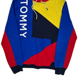 Tommy Hilfiger Spellout Hoodie - Medium Multicoloured Cotton