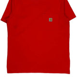 Age 8-10 Carhartt T-Shirt - Medium Red Cotton