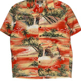Kalaheo Floral Hawaiian Shirt - Medium Multicoloured Cotton