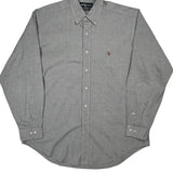 Yarmouth Ralph Lauren Shirt - Large Grey Cotton