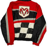 Dodge Motorsport Racing Champions Apparel Graphic Bomber Jacket - XL Black Nylon