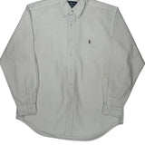 Ralph Lauren Shirt - Large White Cotton