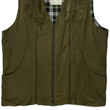 D315 Moleskin Barbour Shooting Vest - Large Green Cotton