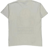 Single Stitch Volleyball Eastbay Graphic T-Shirt - Large Yellow Cotton