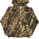Va Crane Pennant Camo Hoodie - XL Green Cotton