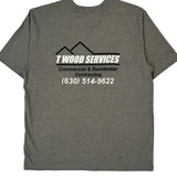 Commercial & Residential Contracting Carhartt T-Shirt - XL Gray Cotton