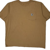 Original Fit Carhartt T-Shirt - 2XL Brown Cotton