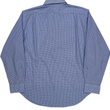 Polo By Ralph Lauren Checked Shirt - Large Blue Cotton