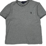 Polo By Ralph Lauren T-Shirt - Large Gray Cotton
