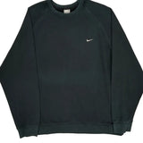 Nike Sweatshirt - 2XL Black Cotton
