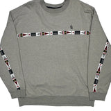 Nautica Graphic Sweatshirt - 2XL Grey Cotton