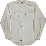 Levis Denim Shirt - Large White Cotton