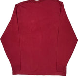 Carhartt Tall Long Sleeve T-Shirt - Large Red Cotton