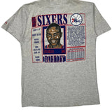 Philadelphia 76Ers Nutmeg Graphic T-Shirt - XL Grey Cotton