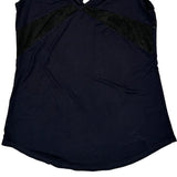 Skull And Wings Harley Davidson Graphic Tank Top - Small Blue Polyester