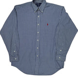 Blake Shirt Ralph Lauren Checked Shirt - Medium Blue Cotton