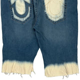 True Religion Denim Shorts - 38W 10L Acid Wash Cotton