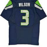 Seahawks Nike Football Jersey - Medium Navy Polyester