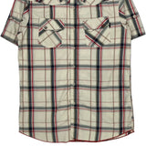 Oakley Checked Short Sleeve Shirt - Small Multicoloured Cotton