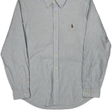 Ralph Lauren Striped Shirt - Medium Blue Cotton